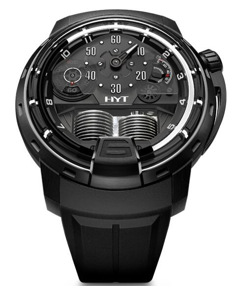 Review Replica HYT H1 ghost 148-DL-60-NF-RU watch